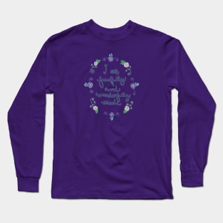 Fearfully and Wonderfully Made (Small Print) Long Sleeve T-Shirt